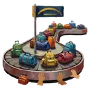 luggage carousel baggage claim Oil Painting icon