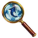 magnifying glass search Oil Painting icon