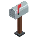 mailbox Isometric icon