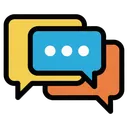 message chat icon Pop Art icon