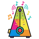 metronome Pop Art icon