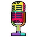 microphone Pop Art icon