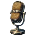 microphone podcast Oil Painting icon