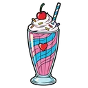 milkshake Pop Art icon