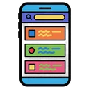mobile search result Pop Art icon