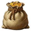 money bag Oil Painting icon