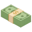 money stack Isometric icon