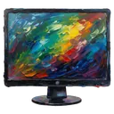 monitor Oil Painting icon