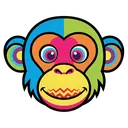 monkey Pop Art icon