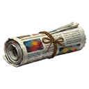 newspaper Oil Painting icon