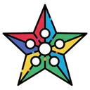 ninja star Pop Art icon