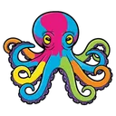 octopus Pop Art icon