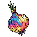 onion Pop Art icon