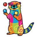 otter Pop Art icon