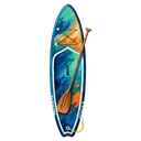 paddleboard Oil Painting icon