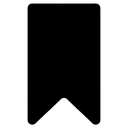 page bookmark Solid Glyph icon