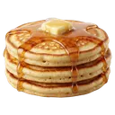 pancakes Photorealistic icon