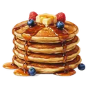 pancakes Oil Painting icon