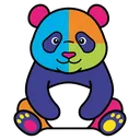 panda Pop Art icon