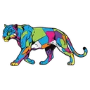 panther Pop Art icon