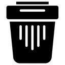 paper shredder Solid Glyph icon