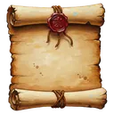 parchment paper Oil Painting icon