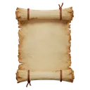 parchment paper Photorealistic icon