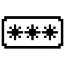 password field Pixel Art icon