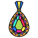 pendant Pop Art icon