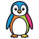 penguin Pop Art icon