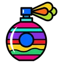 perfume bottle Pop Art icon