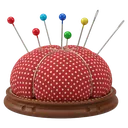 pincushion Photorealistic icon