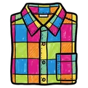 plaid shirt Pop Art icon