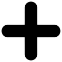 plus button Line Art icon