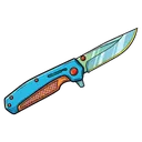 pocket knife Pop Art icon