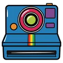 polaroid camera Pop Art icon