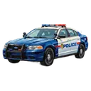 police car Oil Painting icon