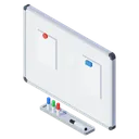 presentation board Isometric icon