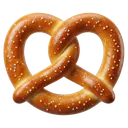 pretzel Photorealistic icon