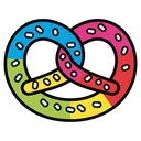pretzel Pop Art icon