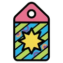 price tag Pop Art icon