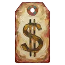 price tag Oil Painting icon