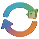 product return arrow Photorealistic icon