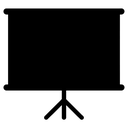 projector screen Solid Glyph icon