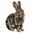 rabbit Oil Painting icon