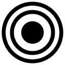 radio button circle Line Art icon