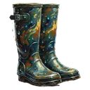 rain boots Oil Painting icon