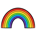 rainbow Pop Art icon