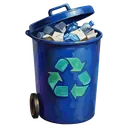 recycling bin Oil Painting icon