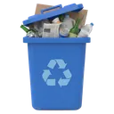 recycling bin Photorealistic icon